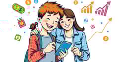 Tarjetas para jóvenes que quieren aprender a manejar su dinero